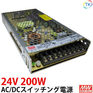 AC/DC�X�C�b�`���O�d�� LRS-200-24 24V DC24V 8.3A 200W �����p �Ɩ�/�Y�Ɨp �d�����j�b�g LRS�[200�[24 LRS�|200�|24 LRS-200W-24V �����y