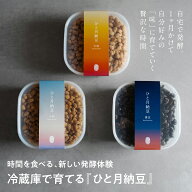 【店内全品P10倍】【あめはれ発酵舎 ひと月納豆 大粒・小粒・黒豆 3点セット】自宅で少しずつ発酵を進め…