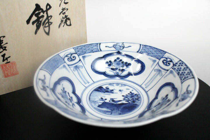 楽天市場】九谷焼 菓子鉢 芙蓉手宝寿紋/山本長左（宮内庁御用窯 