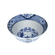 九谷焼 4号 小鉢 宝祥芙蓉手 / 山本長左 妙泉陶房 染付 宮内庁御用達 日本製 和食器 取り鉢 煮物鉢 おひ…