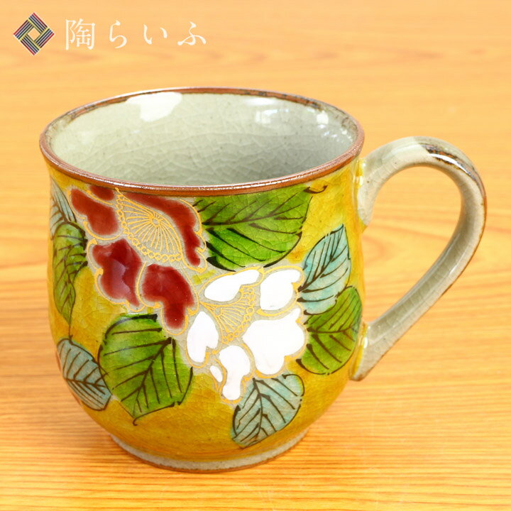 楽天市場】九谷焼 マグカップ 吉田屋山茶花/美山窯＜和食器 マグカップ 