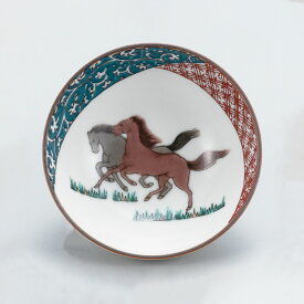 九谷焼 盃 馬 ＜2026年 十二支 午年 丙午 酒器 盃 ぐい呑 人気 ギフト 贈り物 結婚祝い/内祝い/お祝い/＞