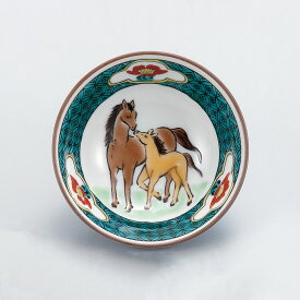 九谷焼 盃 親子午 ＜2026年 十二支 午年 丙午 酒器 盃 ぐい呑 人気 ギフト 贈り物 結婚祝い/内祝い/お祝い/＞ 化粧箱入り 化粧箱入り