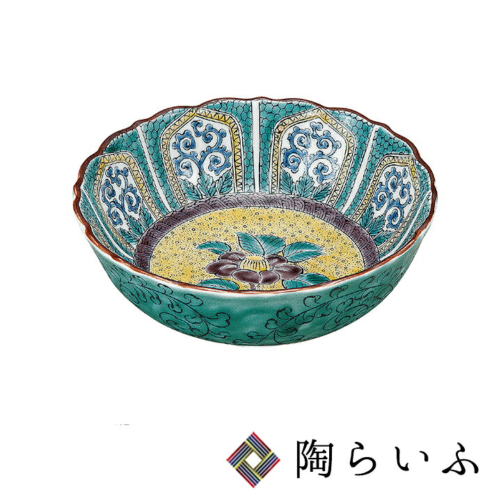 楽天市場】九谷焼 6号鉢 吉田屋山茶花 ＜送料無料＞和食器 鉢 盛鉢 
