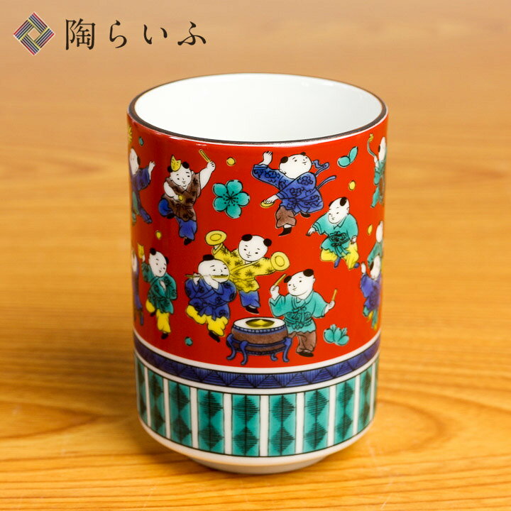 楽天市場】九谷焼 九谷湯呑 木米/青郊窯＜和食器 湯呑み 湯飲み 人気 