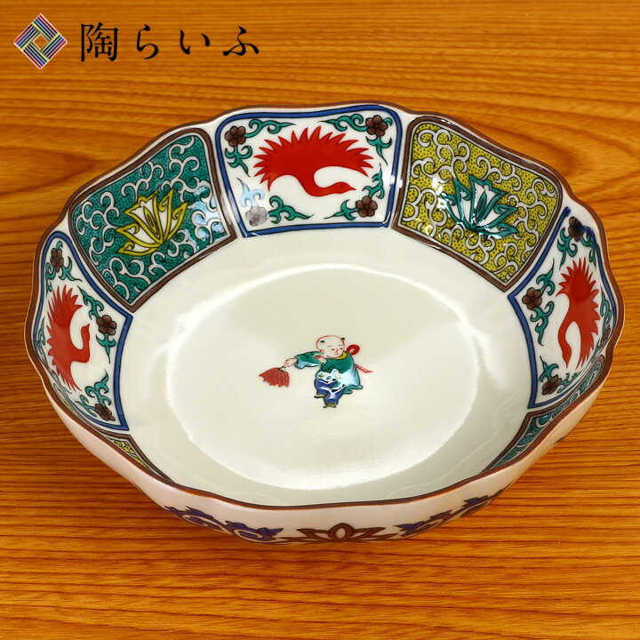 楽天市場】九谷焼 5号鉢 唐子/青郊窯＜和食器 皿 中鉢 人気 ギフト 