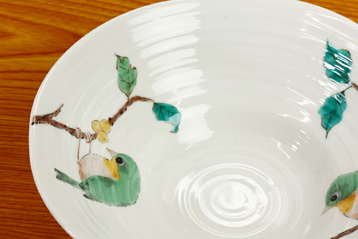 楽天市場】九谷焼 5.5号鉢 めじろ/青郊窯＜和食器 皿 中鉢 鳥 小鳥 
