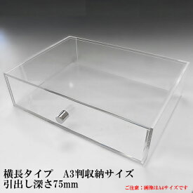 楽天市場 アクリルケース 横長の通販