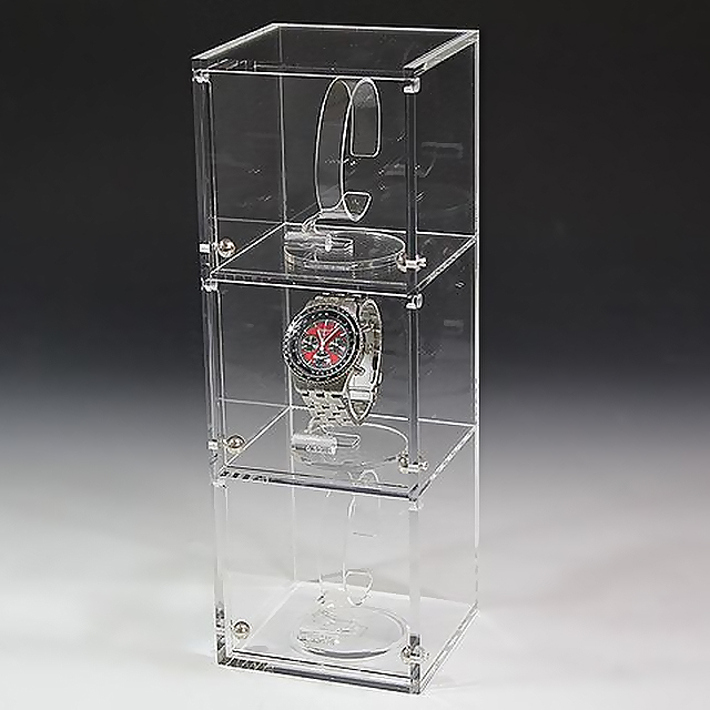 楽天市場】腕時計ショーケース（時計スタンド３個込み）腕時計ケース