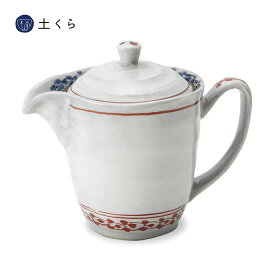 刷毛唐草　Mポット【波佐見焼】日本製　国産　人気　おしゃれ　プレゼント　ギフト　食器　はさみ焼き　急須　丹山窯　和食器　和モダン