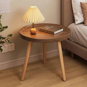 【限定5倍】 即納 サイドテーブル 丸 おしゃれ 組み立て簡単 省スペース 2人用 カフェテーブル 円形テーブル 丸テーブル シンプル 木製 一人暮らし 新生活 かわいい ナチュラル ブラウン 幅40