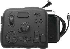 yzTourBox Elite - NGC^[̋BluetoothRg[i NVbNubN / AC{[zCgj@L[P[X & USB ctocP[ut