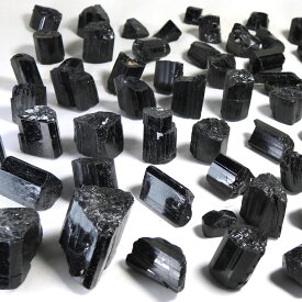 【クーポンで10%OFF】ブラックトルマリン 柱状結晶 原石 セット black tourmaline 電気石 ショール 10月 誕生石 天然石 鉱物 TKS10-1