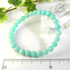�y�N�[�|����10%OFF�z�A�}�]�i�C�g �u���X���b�g 6.5mm �Y�n �u���W�� Amazonite �V�͐� ��]�̐� �z�[�v�X�g�[�� �W���G���[ �A�N�Z�T���[ �V�R�� �z�� 1�_���� ���i�B�e AMMB-20