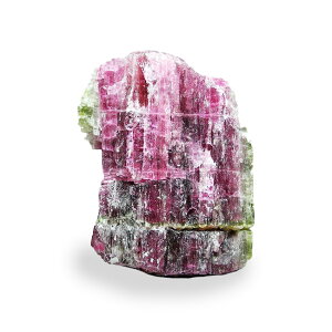 【クーポンで10%OFF】ウォーターメロントルマリン バイカラートルマリン 柱状結晶 原石 ナチュラル 産地 ブラジル watermelon tourmaline 電気石 10月 誕生石 天然石 鉱物 1点もの 現品撮影 BTRG-106