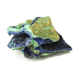 【クーポンで10%OFF】アズライト マラカイト 原石 産地 モロッコ azurite アズロマラカイト アジュライト マウンテンブルー 藍銅鉱 天然石 鉱物 1点もの 現品撮影 AZL-149