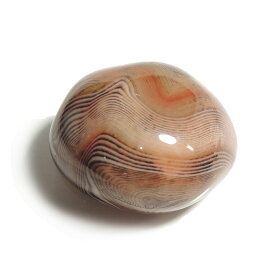 【クーポンで10%OFF】サードニクス 紅縞瑪瑙 赤縞瑪瑙 Agate 磨き石 現品撮影 SAR-1