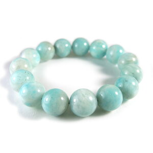 �y�N�[�|����10%OFF�z�A�}�]�i�C�g �u���X���b�g 14mm �E�C�O�� Amazonite �V�͐� ��]�̐� �z�[�v�X�g�[�� �W���G���[ �A�N�Z�T���[ �V�R�� �z�� 1�_���� ���i�B�e AMMB-35