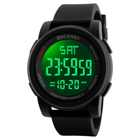 腕時計 デジタル腕時計 LED タイムエバー 防水 メンズ スポーツ うで時計 多機能付き ストップウォッチ アラーム アウトドア led watch スポーツウォッチ 文字大きい 見やすい時計