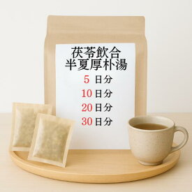 茯苓飲合半夏厚朴湯 煎じ薬 不安神経症 神経性胃炎 胸やけ 胃炎 しわがれ声 のどのつかえ感 薬局製剤 漢方 ぶくりょういんごうはんげこうぼくとう