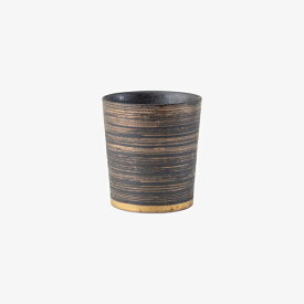 波佐見焼 【キーポ】 ロックカップ 金 お酒 酒器 磁器 お茶 コーヒー 贈り物 おしゃれ ＊(ゴールド) Φ8.5×高さ9.5cm 300ml 220g 父の日敬老の日