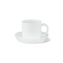 波佐見焼 グッドデザイン賞受賞 Common デミタス C＆S 100ml ホワイト白 コーヒーカップ 白 磁器 ソーサー付き カフェ 珈琲 通販 楽天 ギフト 贈り物 HASAMI おしゃれ