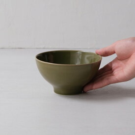 【スーパーセール期間10％OFF】波佐見焼 es multi-bowl (S) 織部釉 Φ14×高さ7.5cm 約280g 約500ml お茶碗 飯椀 ごはん茶碗 お椀 はさみ焼 磁器 エッセンス ギフト 贈り物 通販【essence】 HASAMI おしゃれ