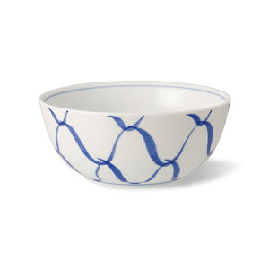 【在庫限り】波佐見焼 西花 あみ 小鉢 Φ12×5cm 磁器 おかず鉢 煮物 サラダボウル 小丼 はさみ焼 やきもの うつわ こばち