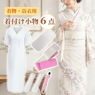 着物 着付けセット 和装小物6点セット 裾除け不要 洗える 通年用 (着物肌着/帯板/着付けベルト/腰紐2本/…
