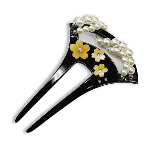 かんざし バチ型 和装髪飾り 扇型 二本挿し 高級 金銀箔簪 着物 浴衣 袴 振袖 母の日 卒業式 卒園式 結婚式 ブライダル お正月 ギフト 専用ケース付 和装 髪飾り 黒留袖 ヘアアクセサリー ウ