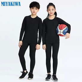 送料無料 MIYAKIWA 上下別売り スポーツ アウトドア ヨガ・ピラティス ウェア インナー パンツ 防寒インナー インナー ウォーマー コンプレッション トレーニング 半袖 長袖シャツ タイツ ロングレギンス ショートギンス 少年団 裏起毛タイプもありセットアップ可能