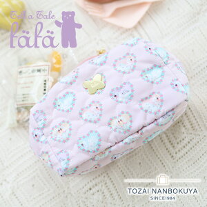 fafa フェフェ NOELIA ポーチ 小物入れ 6243-2012 ピンク スワン 鳥 白鳥ポーチ 化粧ポーチ くま ベアー ハート マーク ファスナー チャームベビー キッズ ガールズ 女の子 子供 小学生 幼稚園 ブラ