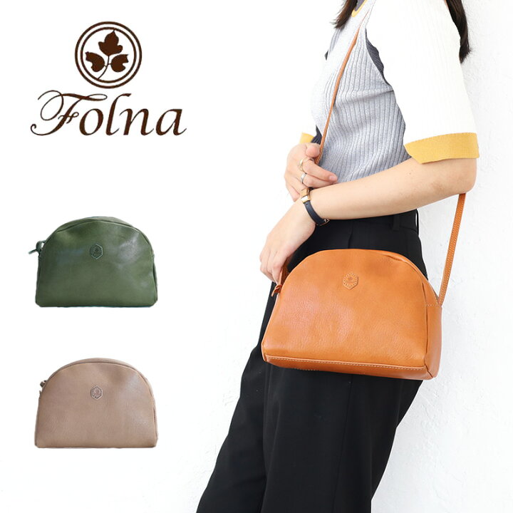 楽天市場】FOLNA フォルナ ヌメオイルシュリンク ショルダーバッグ 