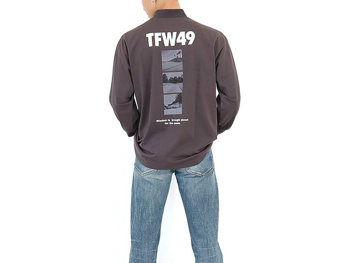 楽天市場】TFW49 MOCKNECK PRINT LONG SLEEVE T モックネック プリント 