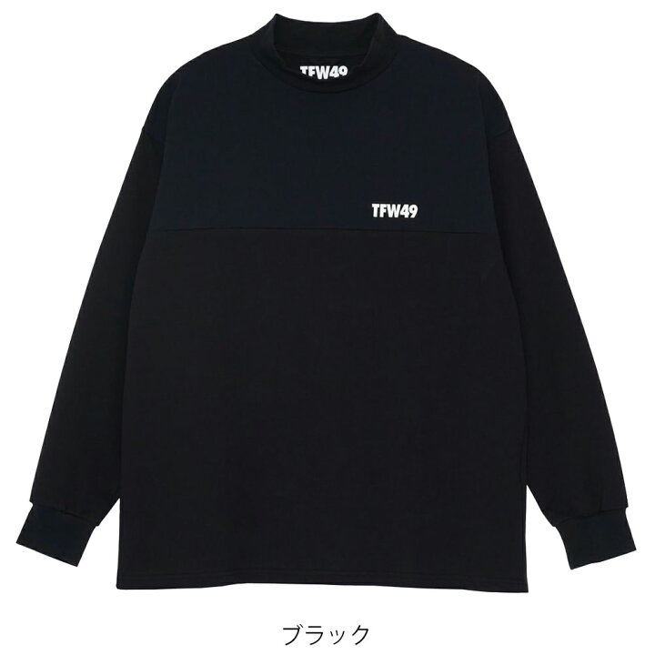 楽天市場】TFW49 MOCKNECK PRINT LONG SLEEVE T モックネック プリント  