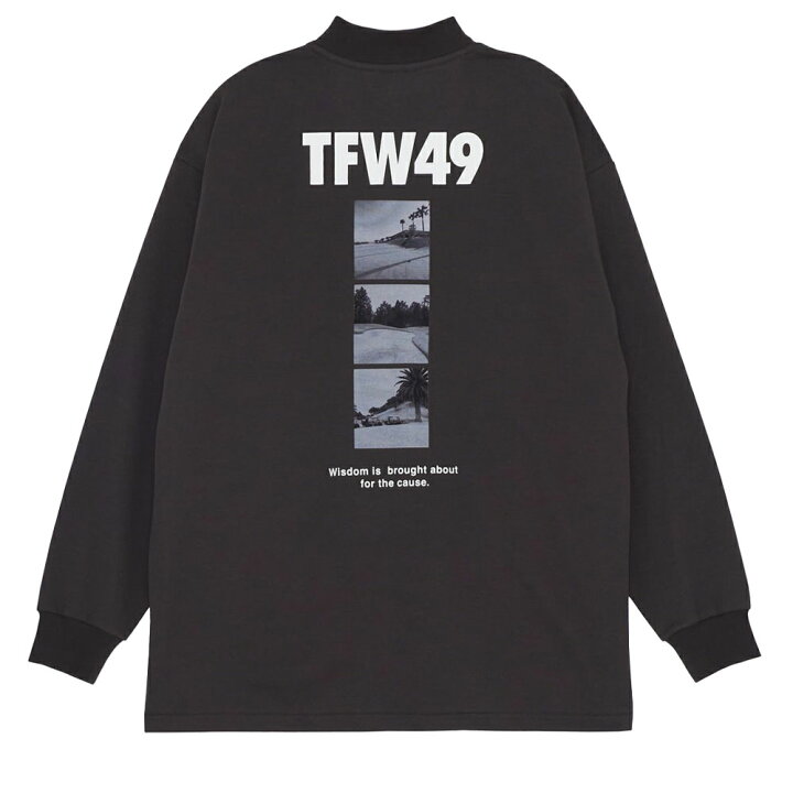 楽天市場】TFW49 MOCKNECK PRINT LONG SLEEVE T モックネック プリント  