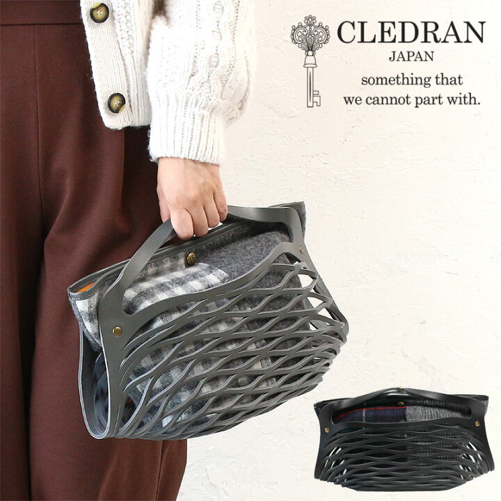 クーポン対象外 クレドラン バッグ メッシュトート 本革 ミニ トートバッグ レディース Cledran ハンドバッグ レザー 巾着 帆布 Cle Purse Mesh Tote Cl3427 81 5356 81 5357 J Pia クレドラン 巾着 バッグ Unialeph It