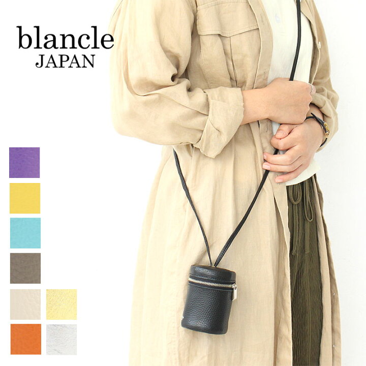 楽天市場】blancle ブランクレ バッグ ショルダー S.LEATHER CYLINDER 