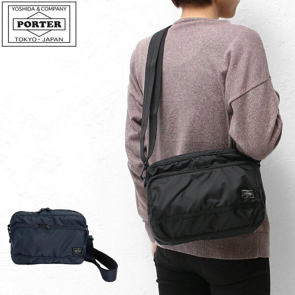 ポーター フラッシュ ショルダーバッグ 689-05949 吉田カバン メンズ レディース PORTER FLASH ナイロン トラベル 大容量 ミニショルダー 軽量 軽い 撥水 多収納 小さめ 斜めがけ 日本製 ブランド 通勤 通学 ギフト 10代 20代 30代 40代 50代 60代 おしゃれ カジュアル