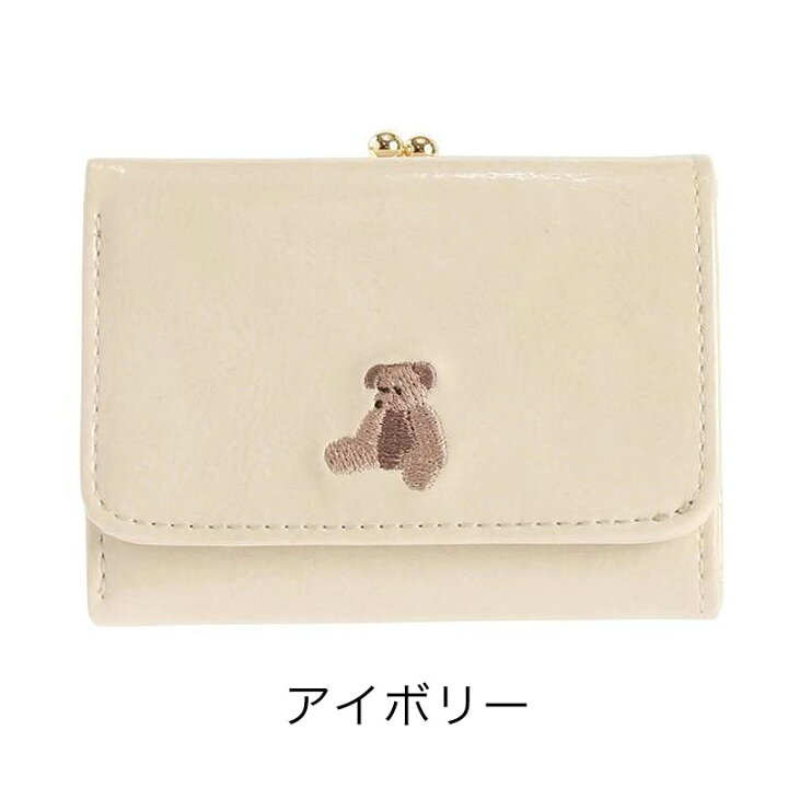 楽天市場 メリージェニー くま Bearエナメルウォレット ミニウォレット Merry Jenny くまさん 財布 小さい財布 テディベア お財布 コンパクト おしゃれ ブランド レディース 女性 がま口 かわいい シボレザー チェック カバンの店 東西南北屋
