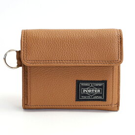 ポーター カーム ウォレット 041-03122 吉田カバン 折財布 メンズ PORTER CALM WALLET 財布 コンパクト 小さい レザー 本革 牛革 ブラック カードケース シンプル カード多く入る 日本製 ブランド