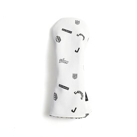 ジョーンズ ゴルフ JONES GOLF ヘッドカバー フェアウェイウッド用 FW JONES-White Monogram-White FW モノグラム 正規品 4570145890089 akz-2
