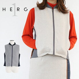 【6/5はP10倍＋エントリーで更に23倍】HERG1 ゴルフ エルグワン WOMENS MULTI FABRIC PADDED VEST ベスト 中綿ベスト 防寒 レディース gw23ai22 ウェア アパレル