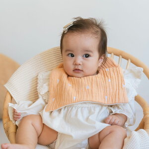 スタイ 2way ベビー Lien de famille リヤンドファミーユ 男の子 女の子 付け襟 360 スクエアスタイ 360度 円型赤ちゃん 贈り物 出産祝い 人気 ブランド よだれかけ 無地 ガーゼ シンプル バンダナ k04