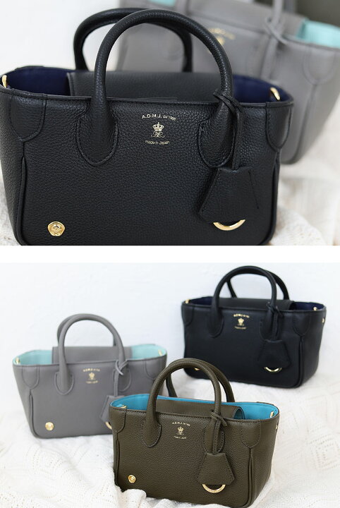 楽天市場】A.D.M.J. 牛革 モーツァルト マイクロミニトートバッグ ADMJ  