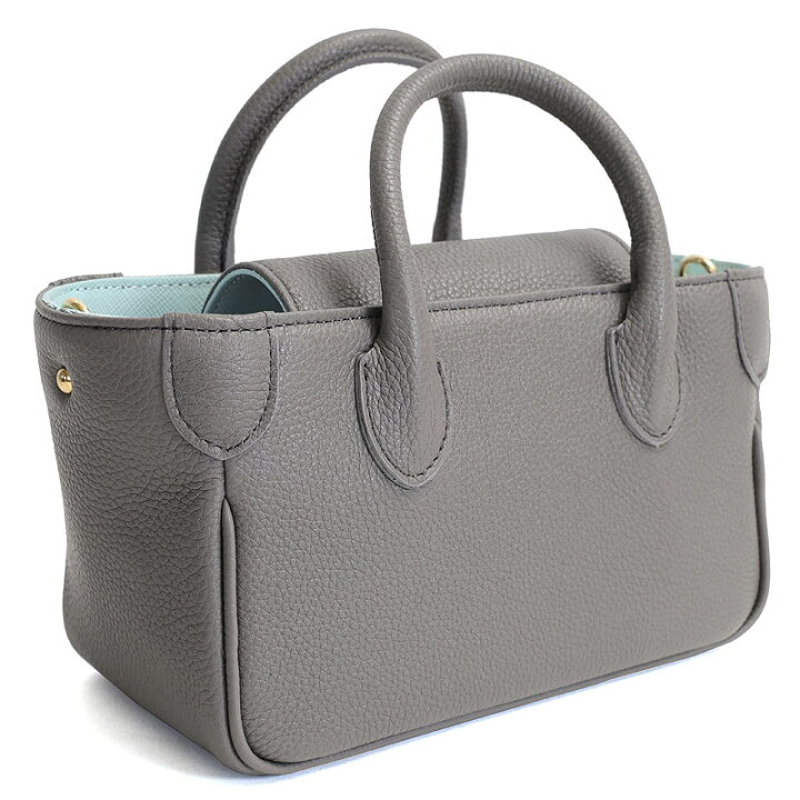 美品・ADMJ マイクロミニトートバッグ シュリンク オイスターカラー  