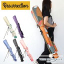 RESURRECTION レザレクション ゴルフセルフスタンドバッグ アルデア No.3 スタンドバッグ ゴルフ用品 フード付き PVC …