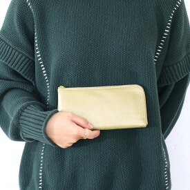 【3/10迄エントリーで19倍確定】mononogu もののぐ 長財布 財布 ロングウォレット スリム 薄い 薄マチ レディース ブランド レザー 本革 ゴールド シルバー 人気 L字ファスナー 正規品 女性 社会人 新生活 おしゃれ カジュアル シンプル デザイン pcp1-sm