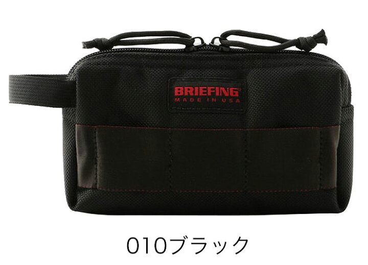美品・希少】ブリーフィング ドロップポーチR M 復活 ブラック BLK ONE 