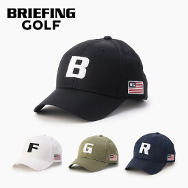 【20日限定!最大P35倍】ブリーフィング ゴルフ メンズ キャップ BRIEFING MENS TWILL INITIAL CAP 帽子 イニシャルワッペン ツイル素材 ナイロン ブラック ネイビー オリーブ ホワイト 無地 正規品 BRG241MA7 アパレル